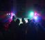 high school dance with lighting
